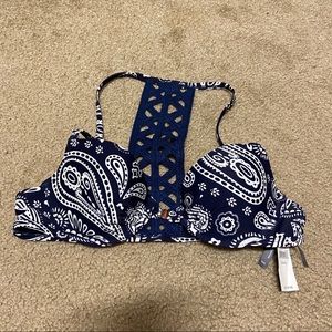 NWT paisley bikini top